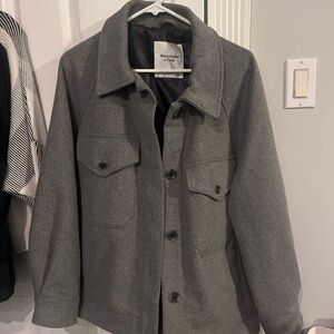 Abercrombie & Fitch wool blend utility shirt jacket